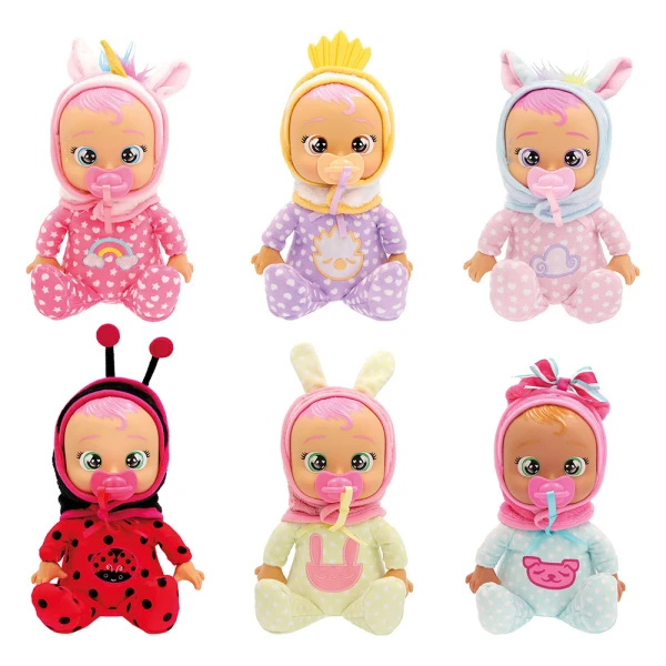 CRY BABIES DOLL TINY CUDDLES NEWBORNS - 6 DESIGNS