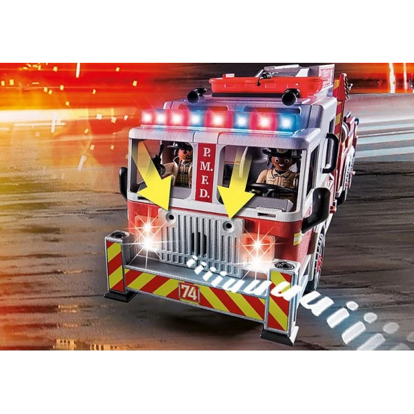 PLAYMOBIL CITY ACTION US TOWER LADDER: ΠΥΡΟΣΒΕΣΤΙΚΟ ΟΧΗΜΑ