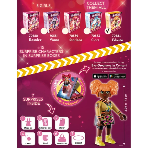 PLAYMOBIL EVERDREAMERZ 3 EDWINA MUSIC WORLD