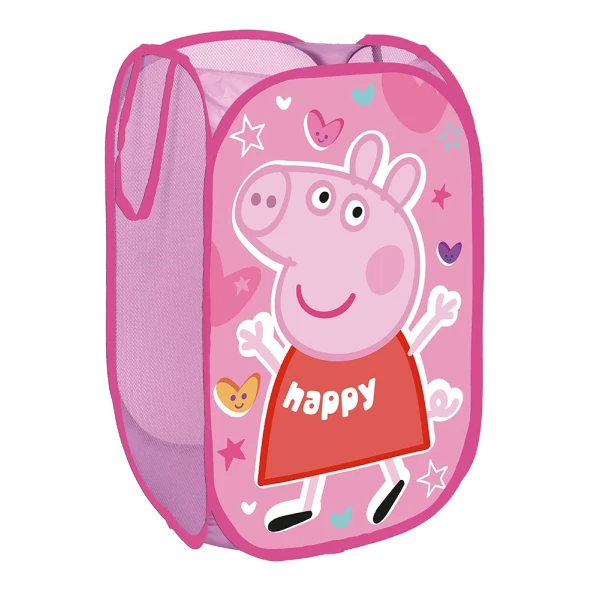 POP-UP ΚΟΥΤΙ ΑΠΟΘΗΚΕΥΣΗΣ ΠΑΙΧΝΙΔΙΩΝ 36X36X58 cm PEPPA PIG