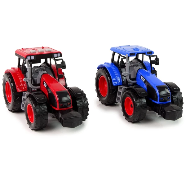 2 TRACTORS TRANSPORT TRUCK WITH SOUNDS AND LIGHTS