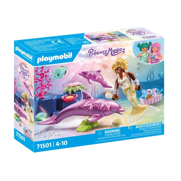 PLAYMOBIL PRINCESS MAGIC MERMAID WITH DOLPHINS