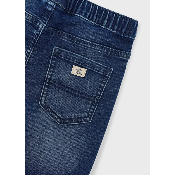 MAYORAL ΒΕΡΜΟΥΔΑ SOFT DENIM JOGGER ΤΖΗΝ ΣΚΟΥΡΟ