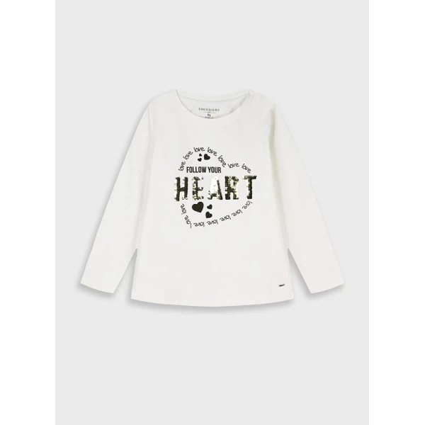 ENERGIERS BLOUSE GIRL ECRU