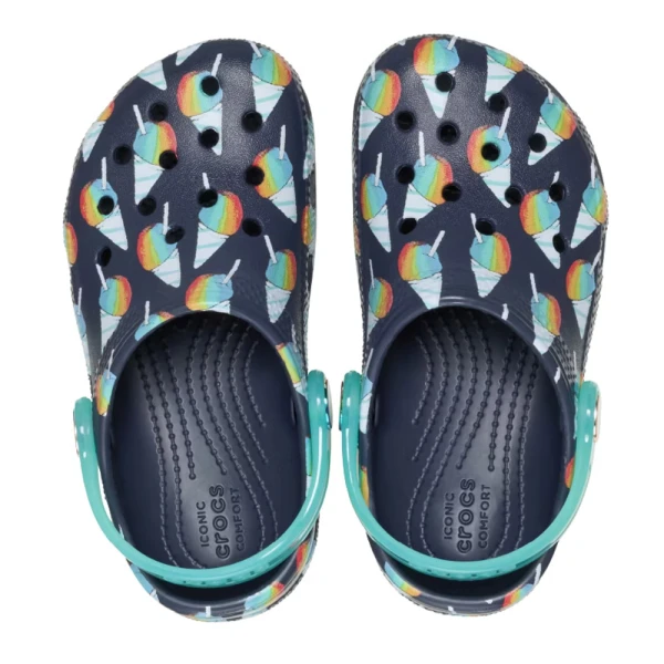 CROCS CLASSIC CLOG T SNOW CONE NAVY
