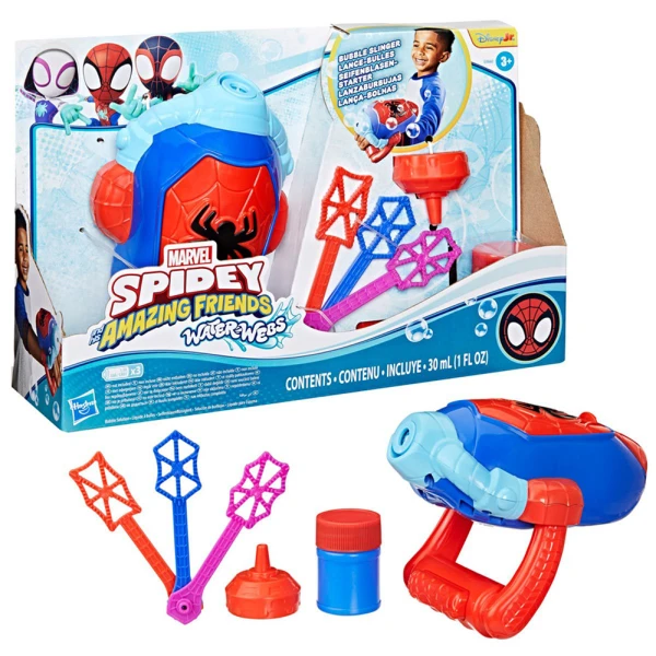 SPIDEY AND HIS AMAZING FRIENDS WATER WEBS BUBBLE SLINGER
