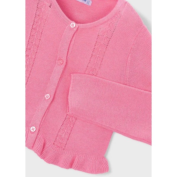 MAYORAL CARDIGAN KNITTED GERANIUM 