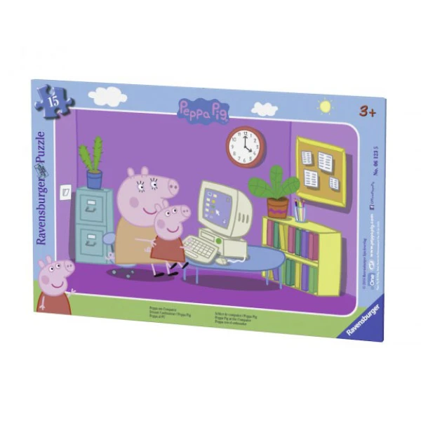 RAVENSBURGER ΠΑΖΛ ΚΑΡΤΕΛΕΣ 15 τεμ. ΠΕΠΠΑ ΤΟ ΓΟΥΡΟΥΝΑΚΙ