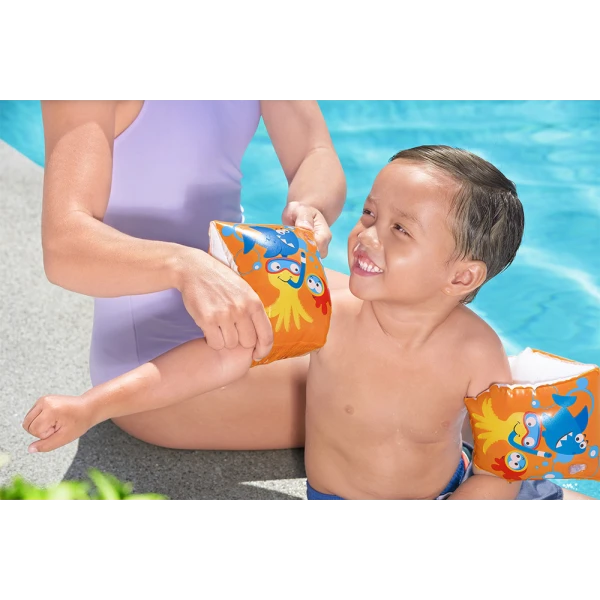 BESTWAY ΦΟΥΣΚΩΤΑ ΜΠΡΑΤΣΑΚΙΑ 23X15 εκ. FRIENDLY FISH