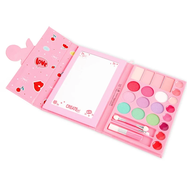 CREATE IT! CHERRY MAKEUP BOOK WITH MAGNETIC CLOSURE