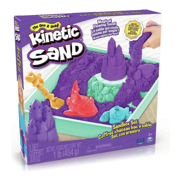 KNS ΑΜΜΟΣ KINETIC SAND ΝΕΟ ΣΕΤ ΑΜΜΟΥ ΚΑΣΤΡΟ - 3 ΧΡΩΜΑΤΑ
