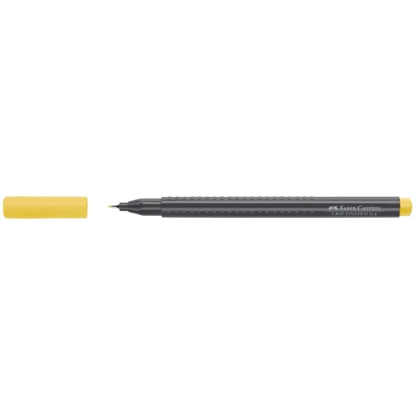 FABER-CASTELL MARKER GRIP FINEPEN 0.4mm DARK YELLOW