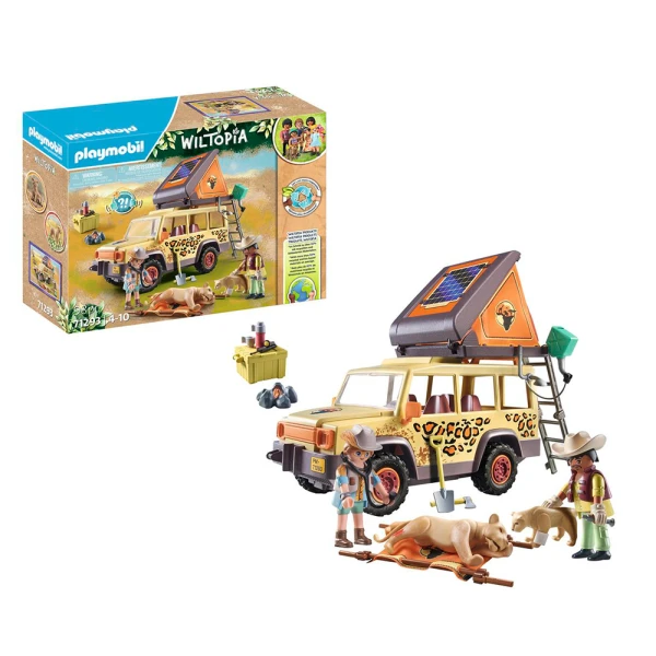 PLAYMOBIL WILTOPIA - ΌΧΗΜΑ ΠΕΡΙΘΑΛΨΗΣ ΑΓΡΙΩΝ ΖΩΩΝ