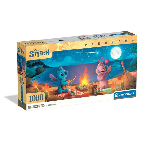 CLEMENTONI PUZZLE PANORAMA STITCH 1000 pcs 