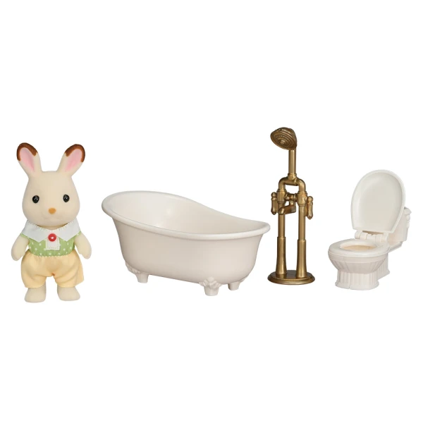 THE SYLVANIAN FAMILIES SUNNY RABBIT BOY\'S BATH TIME SET
