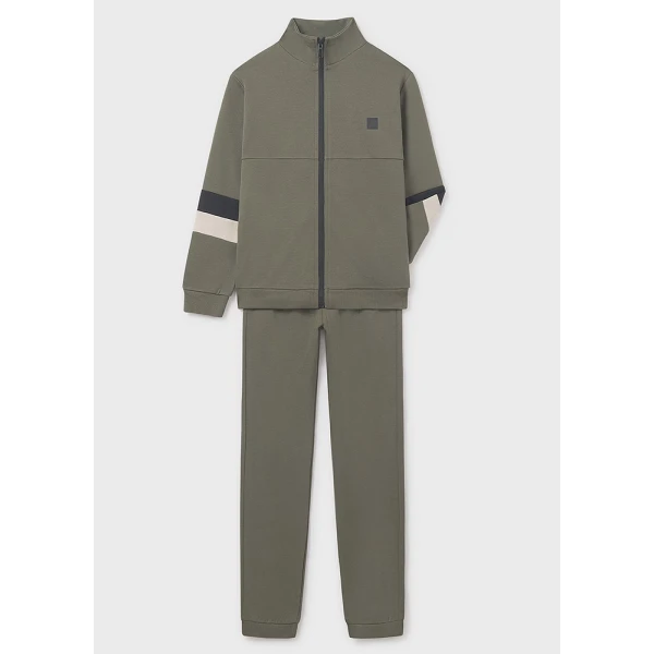 MAYORAL TRACKSUIT STRIPES OLIVE 