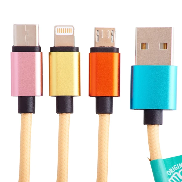 SQUISHMALLOWS 3-IN-1 CHARGING CABLE 1.2M - LEONARD THE LION