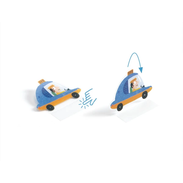 DJECO I CREATE 3D IMAGES WITH STICKERS – VEHICLES
