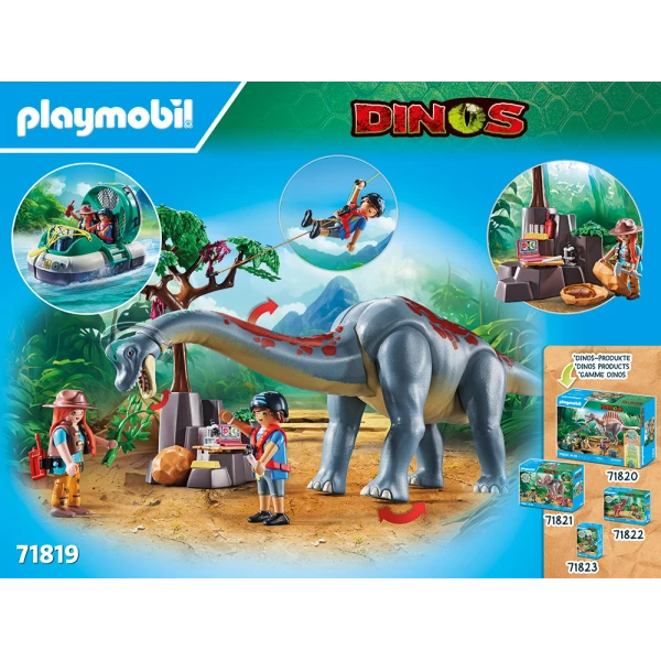 PLAYMOBIL DINOS BRACHIOSAURUS WITH HOVERCRAFT