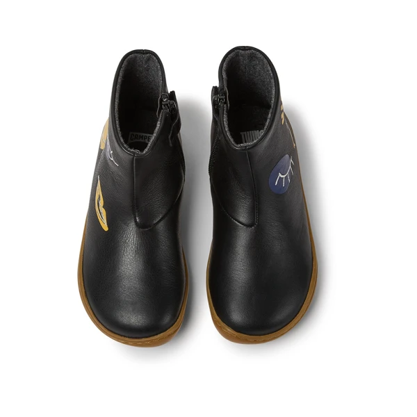 CAMPER ΠΑΙΔΙΚΟ ΜΠΟΤΑΚΙ UNISEX No 25-27 SURREAL FACE/PATH ΜΑΥΡΟ