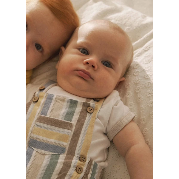 MAYORAL SET DUNGAREES MULTICOLOUR