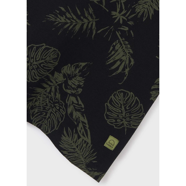 MAYORAL SHORT SLEEVES POLO STAMPED BLACK