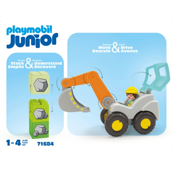 PLAYMOBIL JUNIOR ΦΟΡΤΩΤΗΣ ΕΚΣΚΑΦΕΑΣ