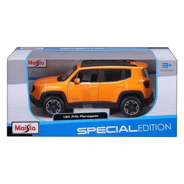 MAISTO 1:24 SPECIAL EDITION JEEP RENEGADE ORANGE