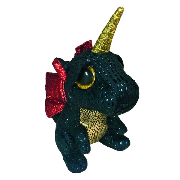 TY BEANIE BOOS PLUSH DRAGON 23 cm WITH HORN 