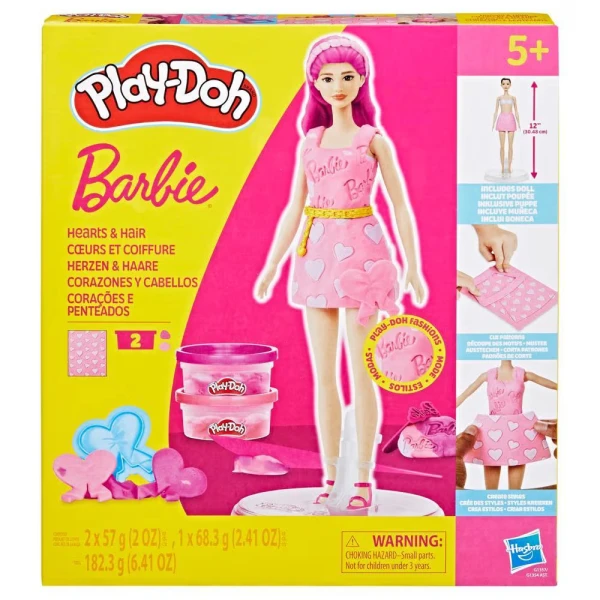 PLAY-DOH BARBIE HEARTS AND HAIR