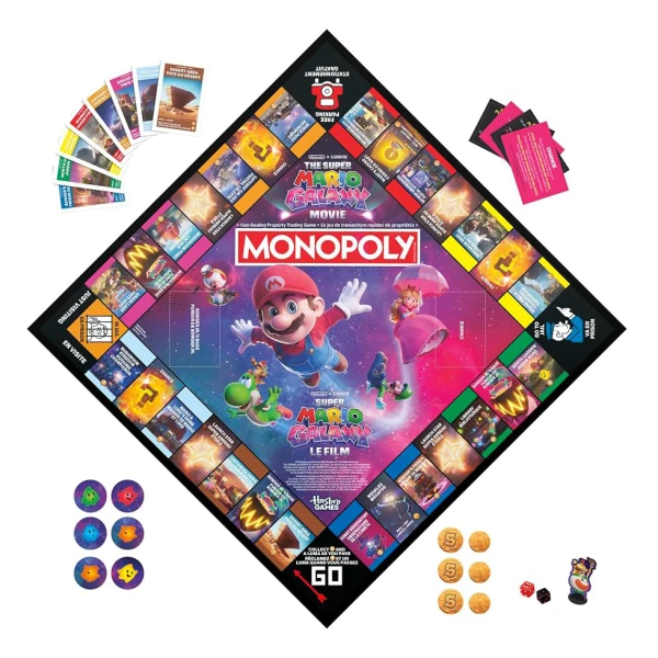 BOARD GAME MONOPOLY SUPER MARIO MOVIE