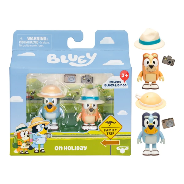 BLUEY SET 2 FIGURES - 3 DESIGNS