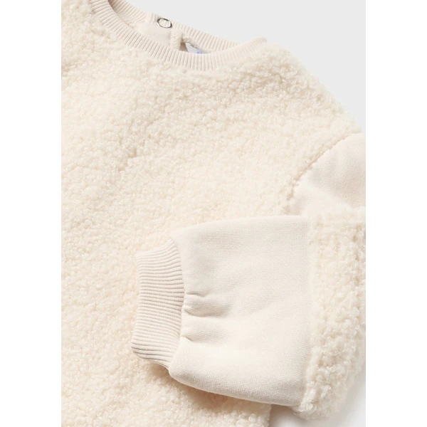 MAYORAL DRESS WITH BAG BEIGE LIGHT