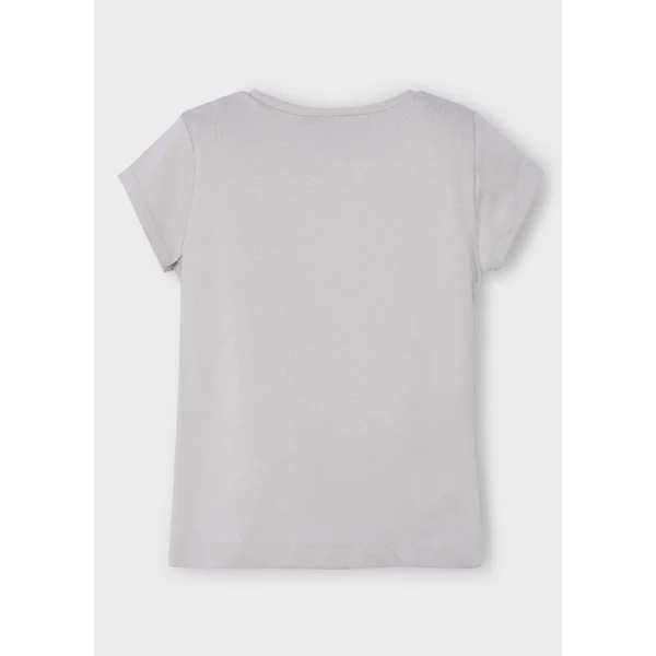 MAYORAL BLOUSE SHORT SLEEVES LIGHT GREY
