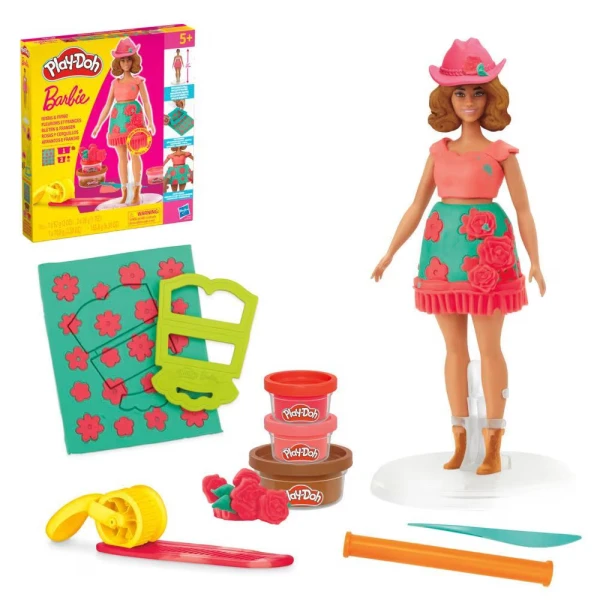 PLAY-DOH BARBIE FLORALS AND FRINGE