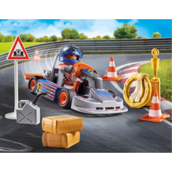 PLAYMOBIL SPORTS & ACTION GIFT SET GO-KART RACER