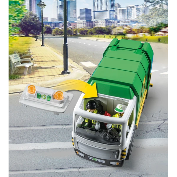 PLAYMOBIL CITY LIFE ΟΧΗΜΑ ΣΥΛΛΟΓΗΣ ΑΝΑΚΥΚΛΟΥΜΕΝΩΝ ΑΠΟΡΡΙΜΑΤΩΝ
