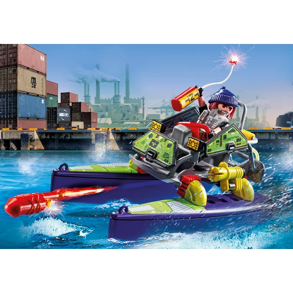 PLAYMOBIL CITY ACTION TACTICAL UNIT - MULIT-TERRAIN QUAD