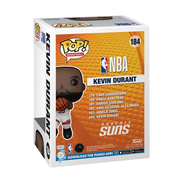 FUNKO POP! BASKETBALL NBA: PHOENIX SUNS - KEVIN DURANT VINYL FIGURE 184