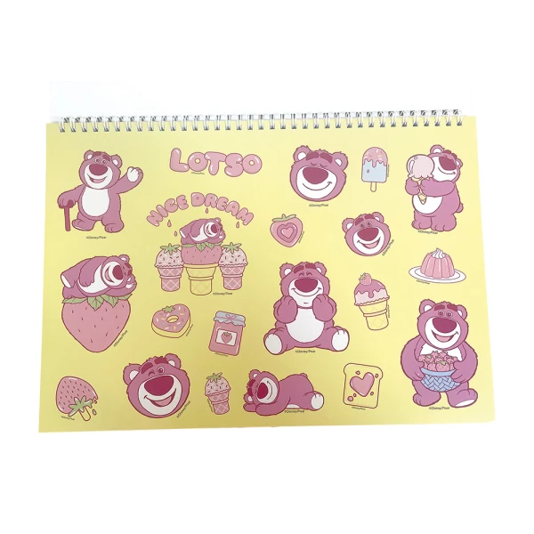 DRAWING PAD 23X33 cm 40 SHEETS AND STICKERS TOY STORY LOTSO