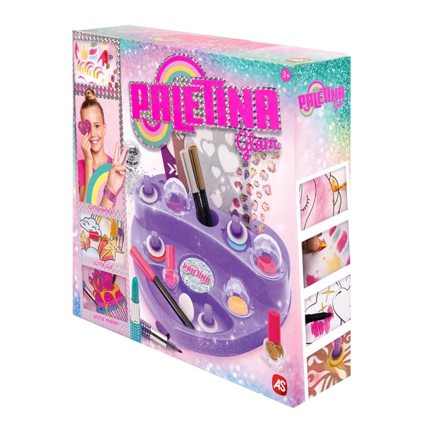 PALETINA GLAM DRAWING SET HEART SHAPED  FOR AGES 3+