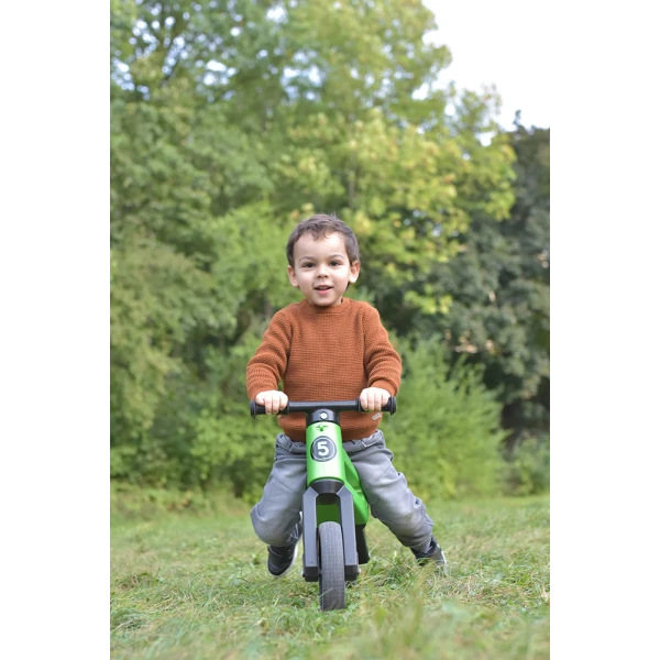 FW RIDER SUPERSPORT BALANCE BIKE 2 IN 1 METALLIC GREEN