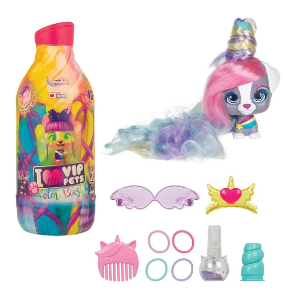 VIP PETS SERIES 2 COLOR BOOST COLLECTIBLE DOLL WITH EXTRA LONG HAIR