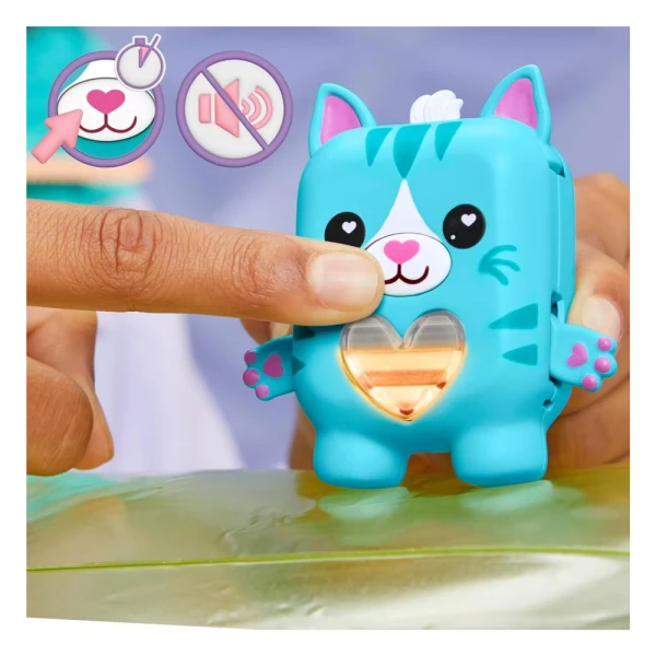 NANO-MALS ELECTRONIC FIDGET PET - PAWTRICIA THE BLUE KITTY 