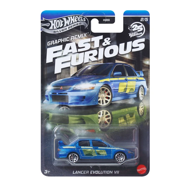 HOT WHEELS ΑΥΤΟΚΙΝΗΤΑΚΙΑ - FAST & FURIOUS - LANCER EVOLUTION VII