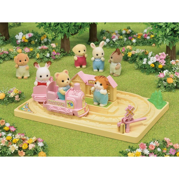 THE SYLVANIAN FAMILIES BABY CHOO-CHOO-TRAIN