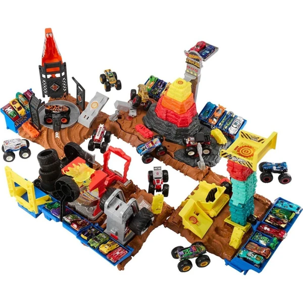 HOT WHEELS MT ARENA WORLD MEDIUM SETS - TIGER SHARK SPIN-OUT CHALLENGE