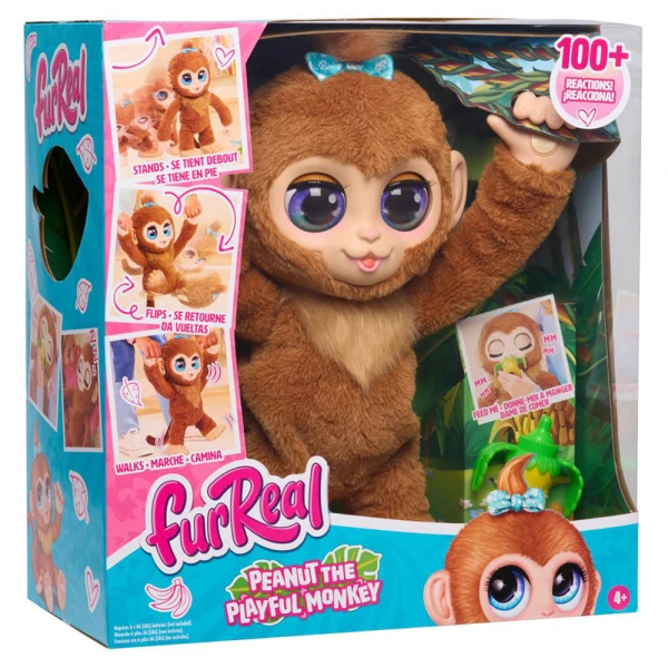 FURREAL INTERACTIVE PLUSH PEANUT THE MONKEY