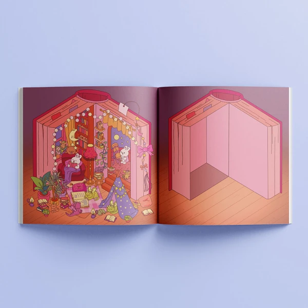 COSY STICKERS WORLDS ΒΙΒΛΙΟ ΜΕ ΑΥΤΟΚΟΛΛΗΤΑ MAGICAL WHIMSY