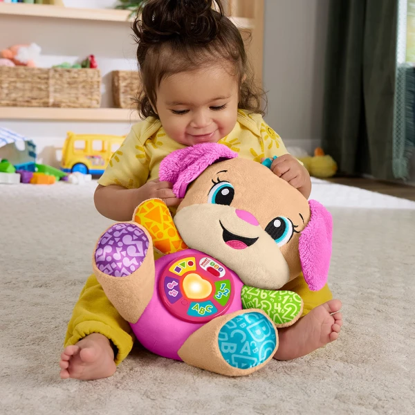 FISHER PRICE ΝΕΟ ΕΚΠΑΙΔΕΥΤΙΚΟ ΣΚΥΛΑΚΙ SMART STAGES ΡΟΖ